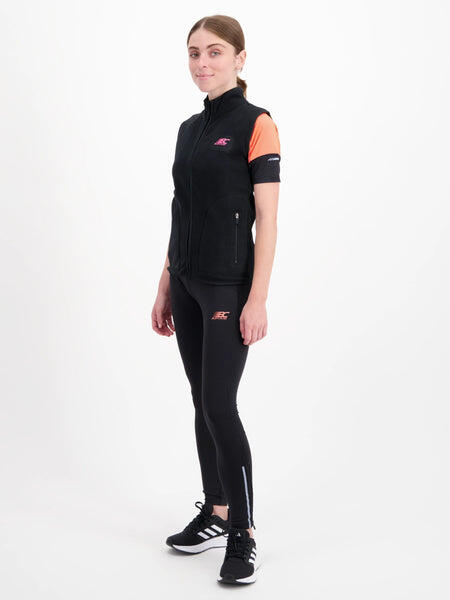 Fleece bodywarmer voor wandelen zwart 3/6