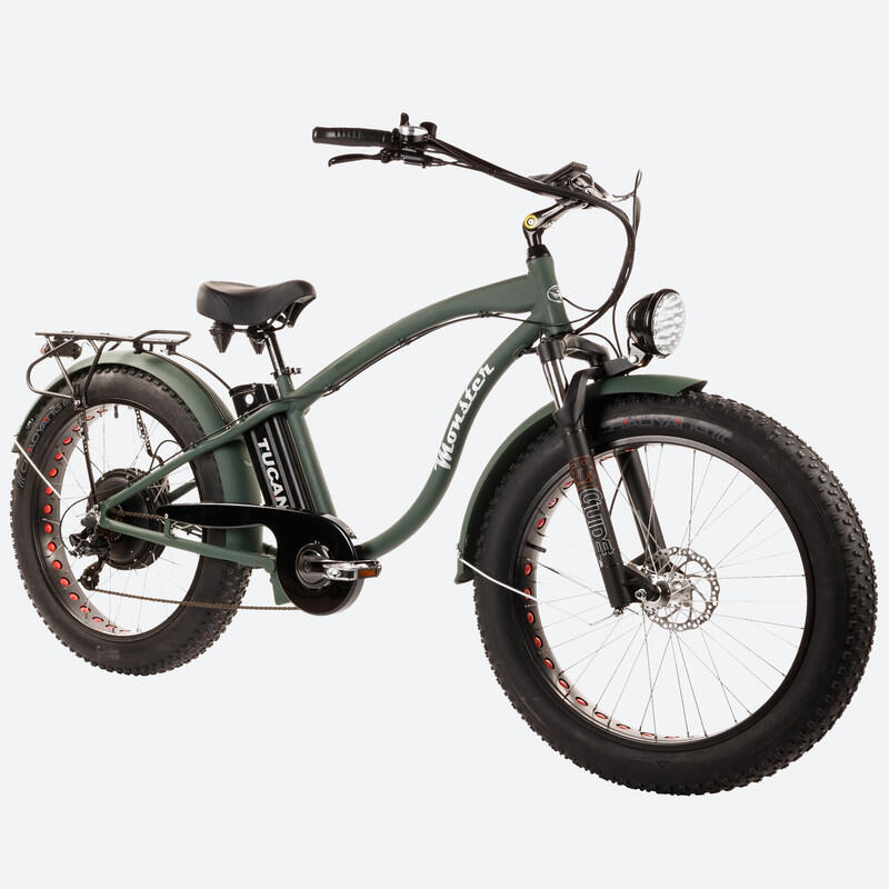Tucano - Monster 26ltd Vert Mat Par Tucano Bikes - Fatbike - Vert - Taille Unique - Decathlon