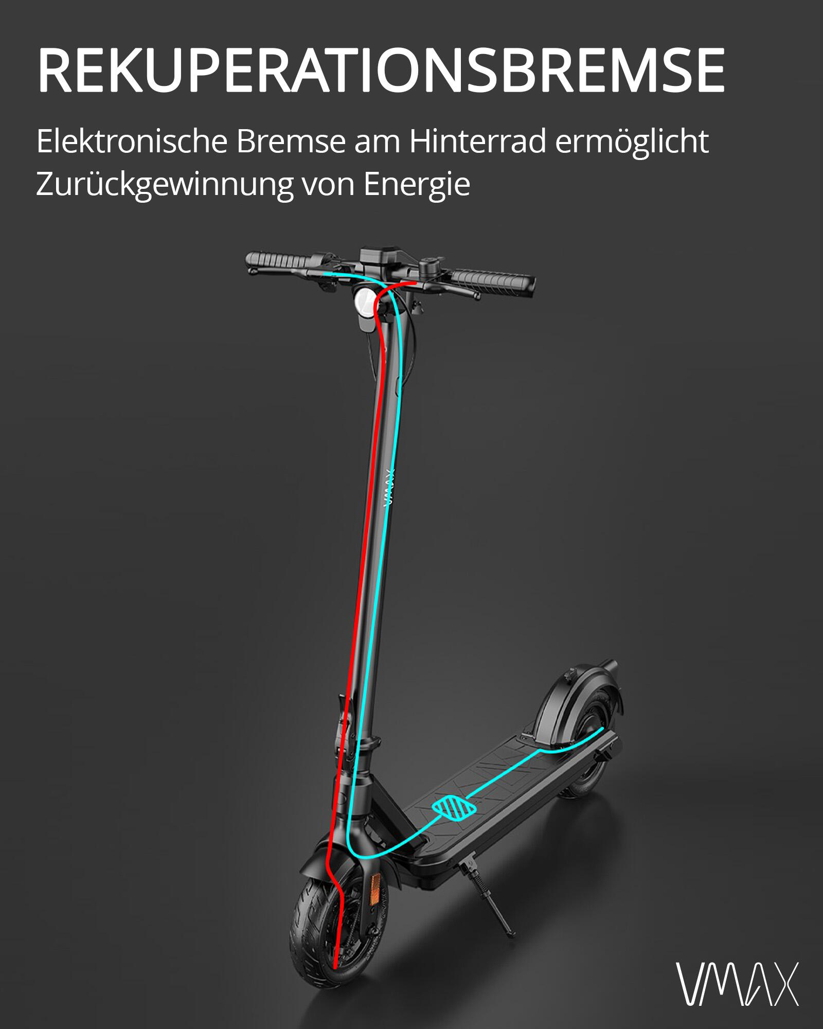 VX2 PRO LT E-Scooter mit Straßenzulassung und 1200W Peakleistung 5/7