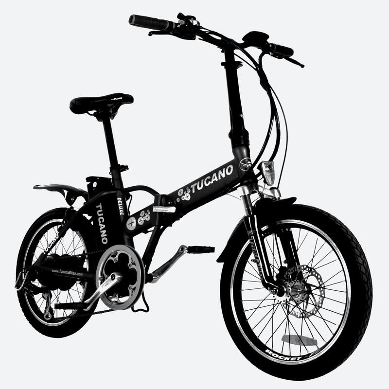 TUCANO Bicicleta Eléctrica plegable DeLuxe by Tucano Bikes Negro
