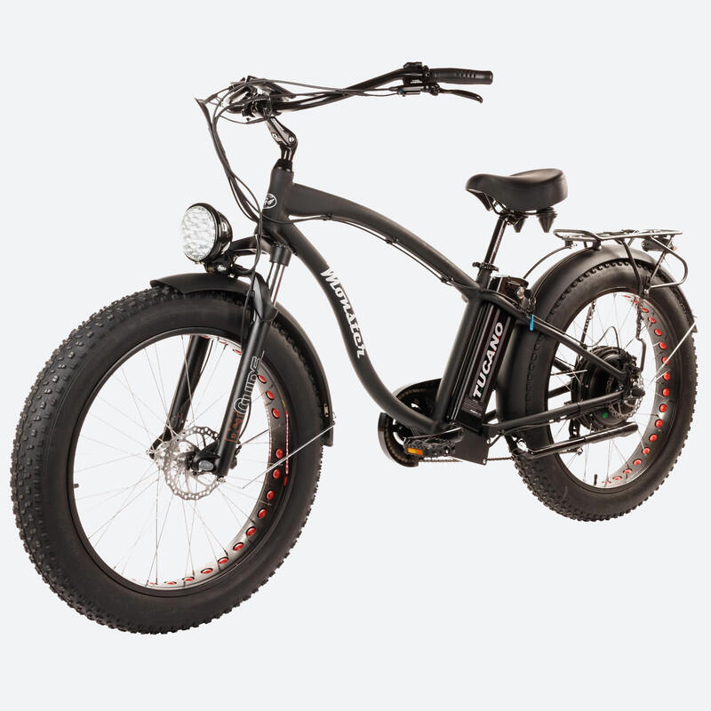 Vélo urbain électrique Monster 26LTD Noir par Tucano Bikes 4/5