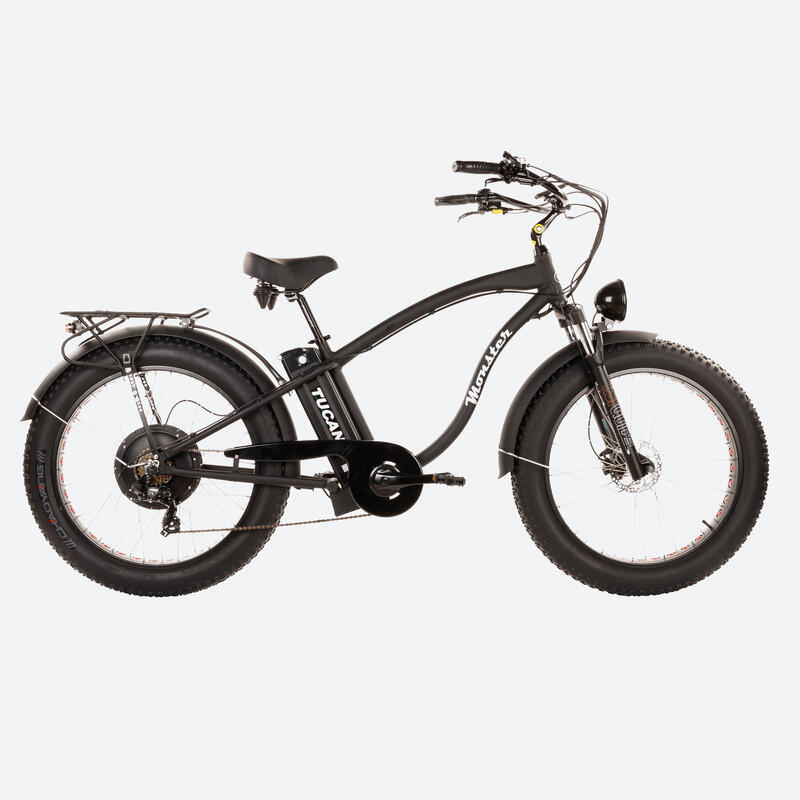 Vélo urbain électrique Monster 26LTD Noir par Tucano Bikes 2/5