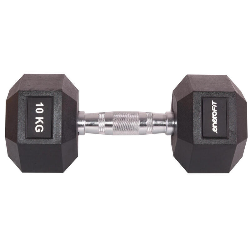 Hantla do treningu siłowego Enero Fit 10 kg Hex