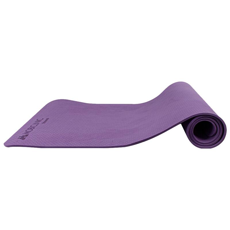 Tapis de yoga yogamat met draagriem 6 mm dik fitnessmat