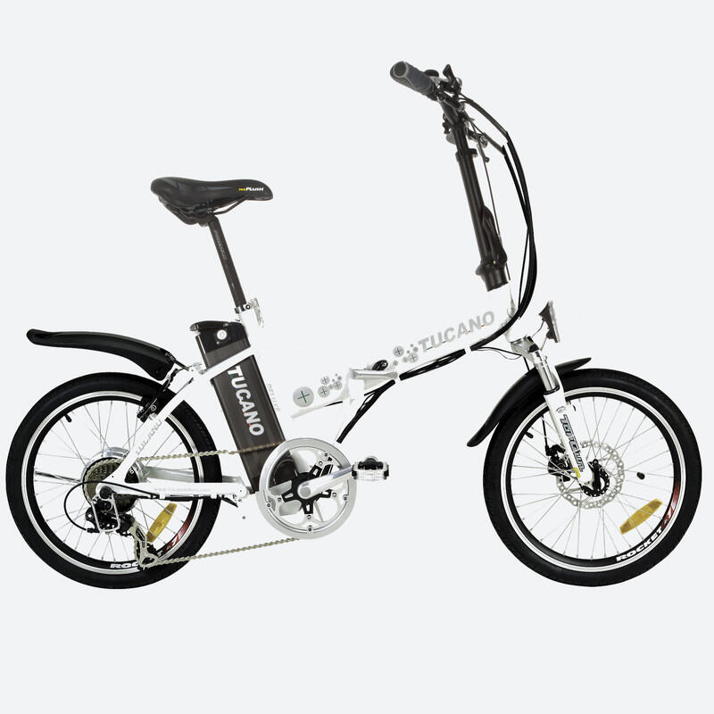 Bicicleta Eléctrica plegable DeLuxe by Tucano Bikes Blanco