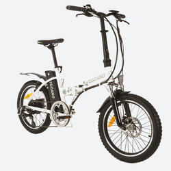 Vélo électrique DeLuxe 250W-36V Blanc Brillant