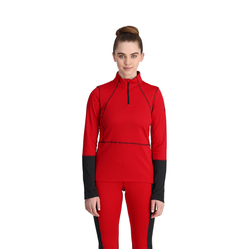 SPYDER Felpa 1/2 Zip Ski Donna - CHARGER