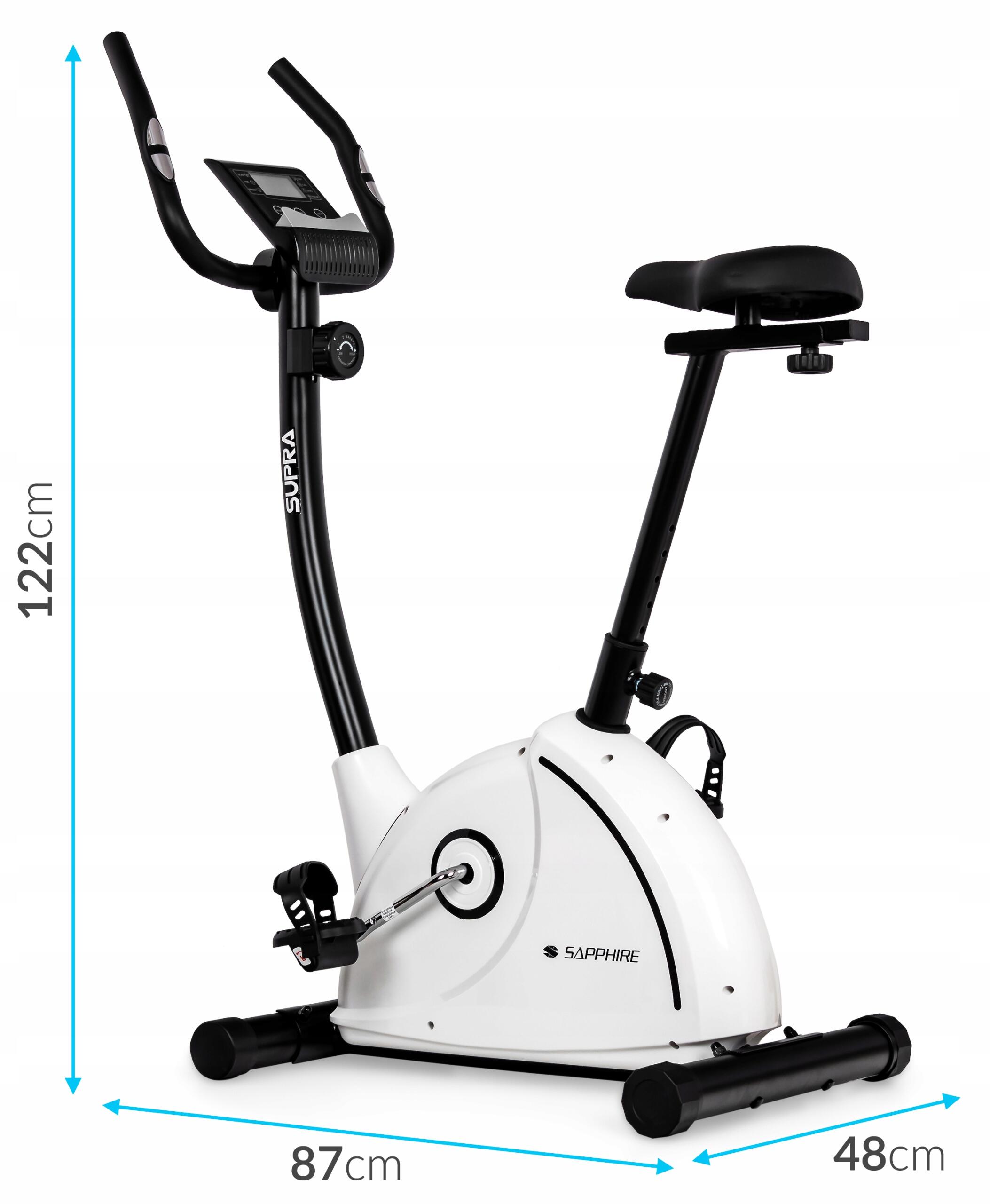 Rower treningowy stacjonarny Sapphire Supra magnetyczny 7/7