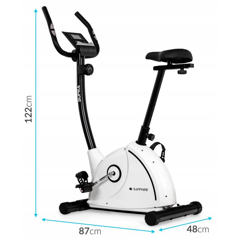 Rower treningowy stacjonarny Sapphire Supra magnetyczny