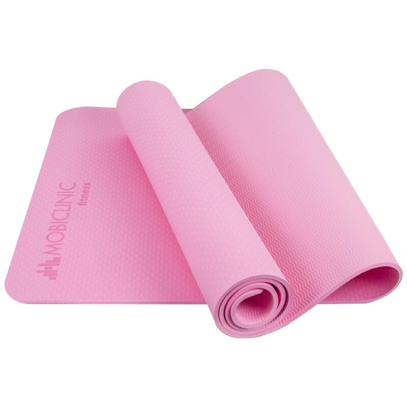 Tapete de yoga desportivo com pega de transporte 6 mm de espessura 181x61x06 cm