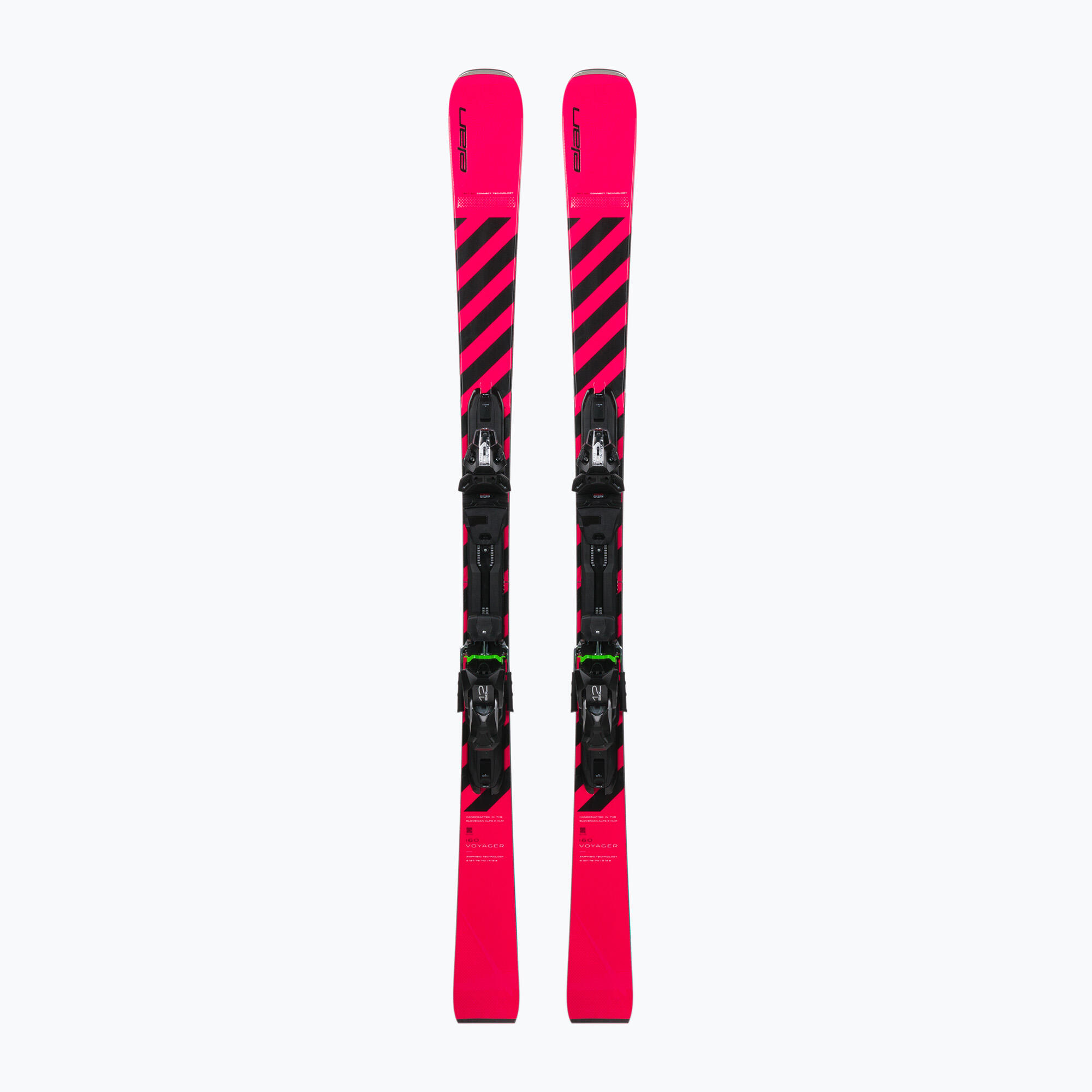 ELAN Elan VOYAGER PINK + EMX 12 opvouwbare downhill-ski's voor dames