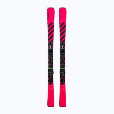 Elan voyager pink + emx 12 opvouwbare downhill-ski's voor dames