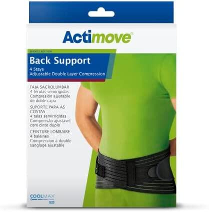 ACTIMOVE Actimove - Sports Edition - Back Support - Black