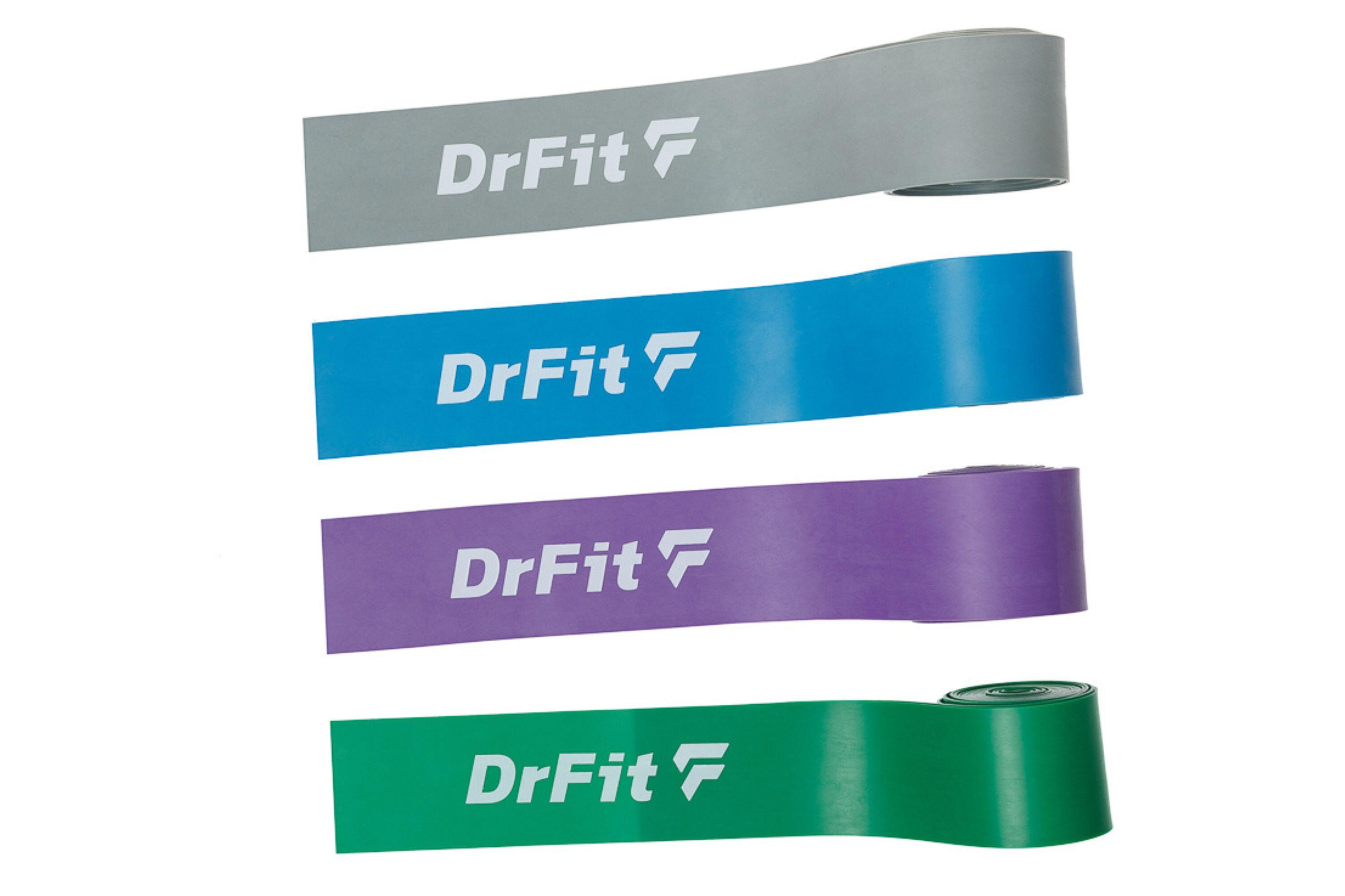 Kompresyjna guma taśma do ćwiczeń i terapii kompresyjnej mocna Floss Band DrFit 2/3