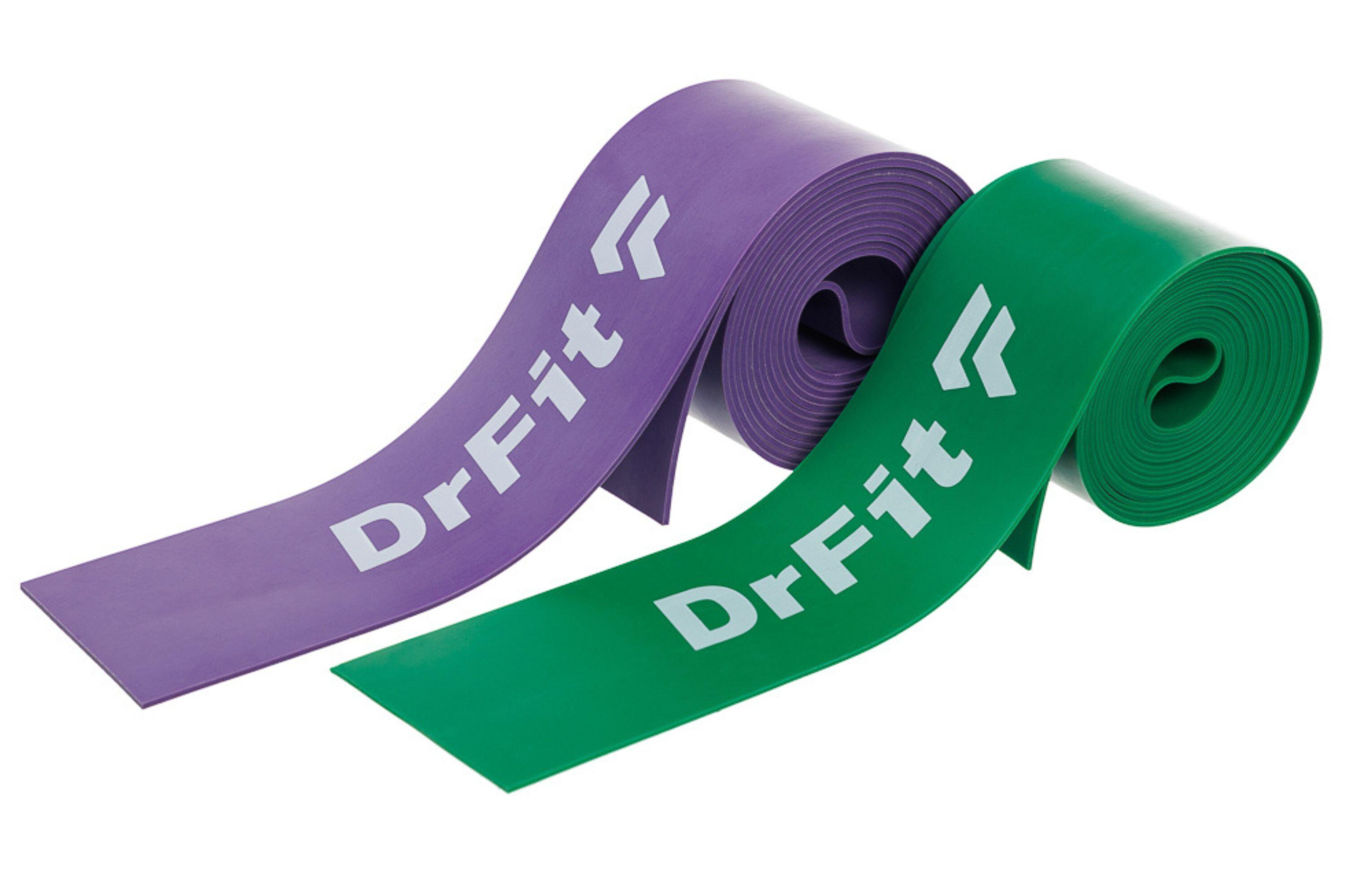 Kompresyjna guma taśma do ćwiczeń i terapii kompresyjnej mocna Floss Band DrFit 2/3