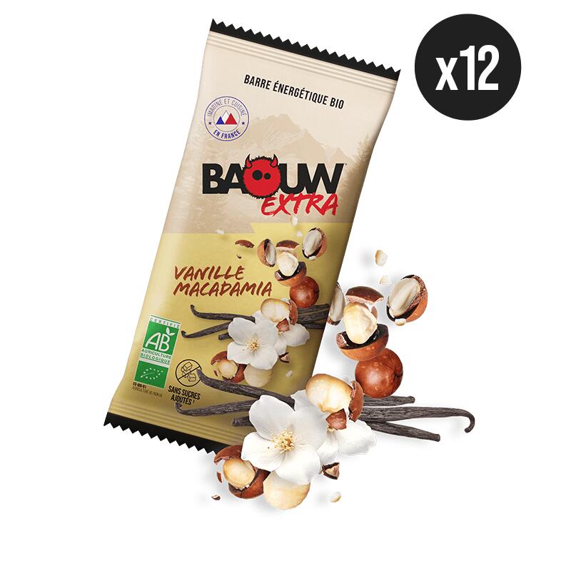 Pack X12 Barres énergétiques Extra Vanille-Macadamia 50g