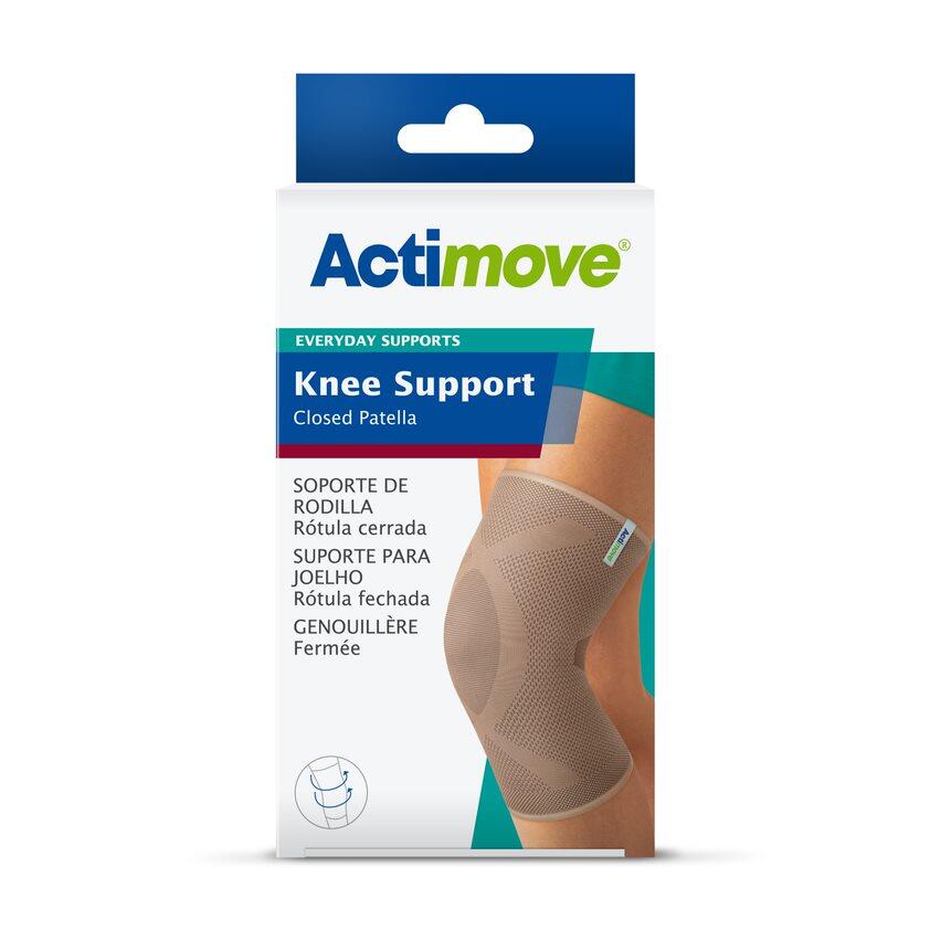 ACTIMOVE Actimove EVERYDAY SUPPORTS Knee Support Closed Patella -  Beige - Large