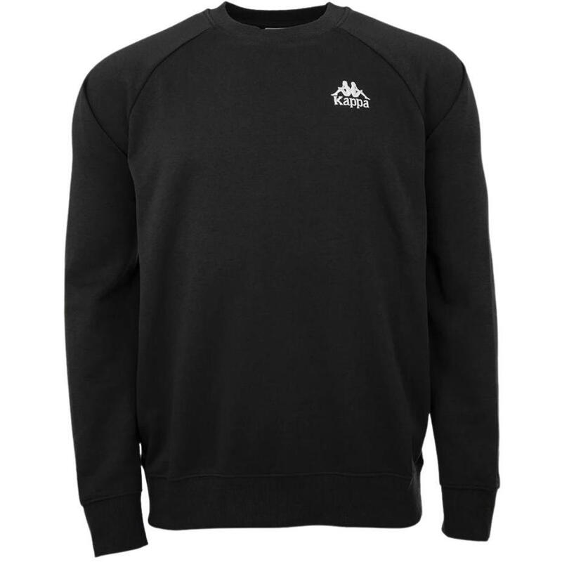 Kappa Taule Sweatshirt, Homme, Fitness, pulls molletonnés, noir