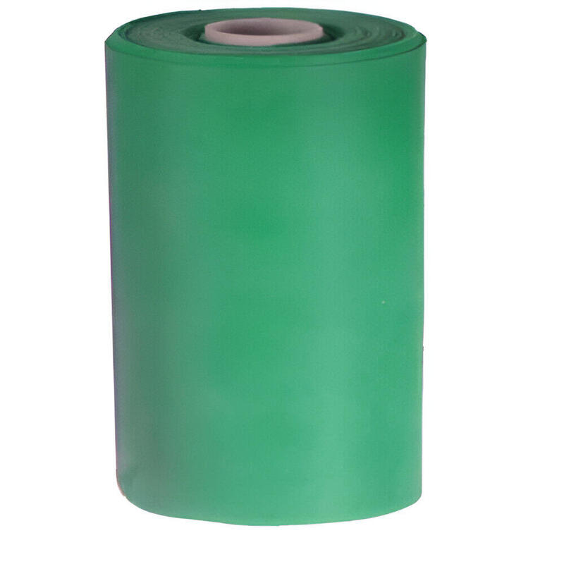 Rollo Verde de 25 m Bandas Elásticas Resistencia Media 7-12 kg