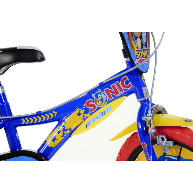 Bicicleta Niños 14 Pulgadas Sonic azul 4-6 años
