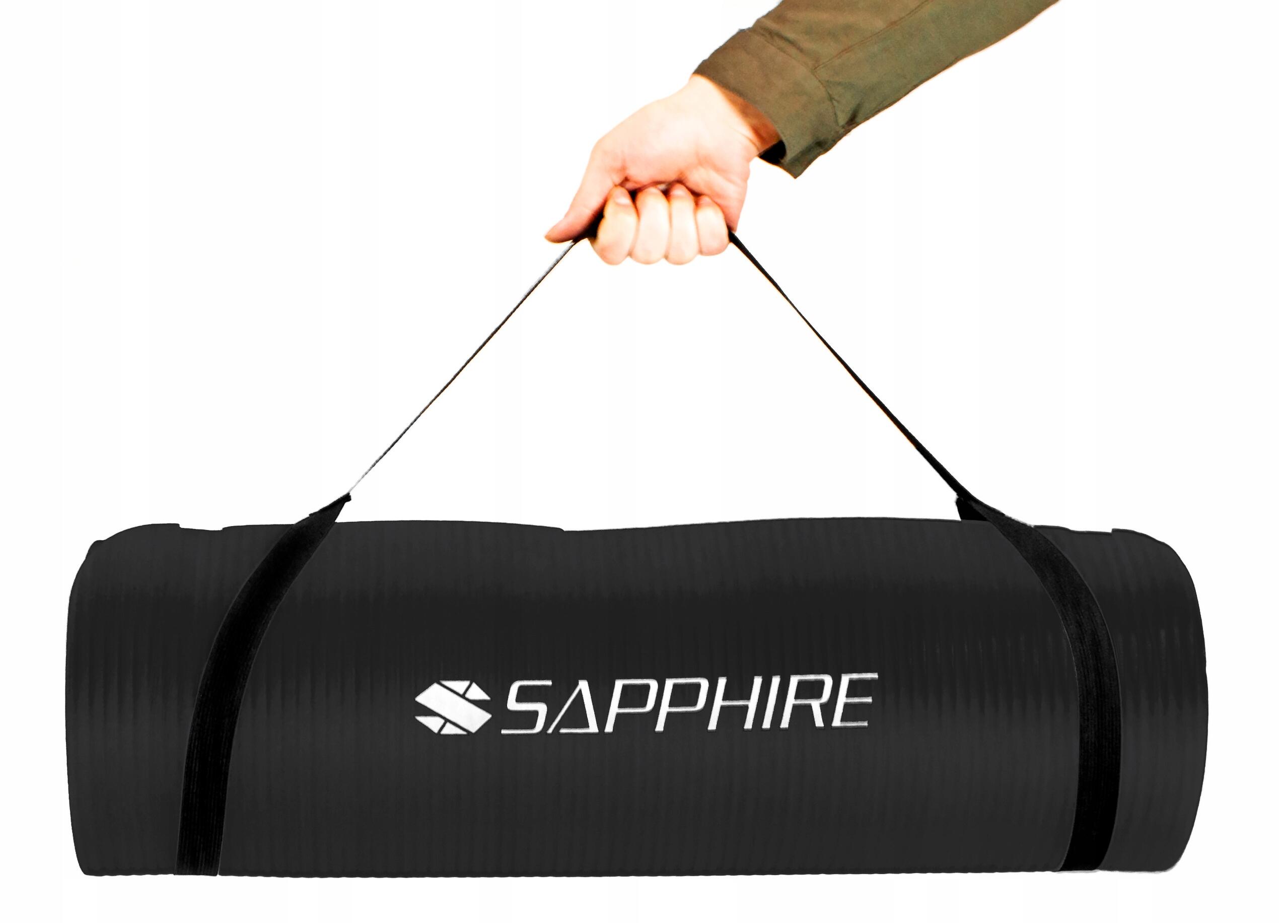 Mata do ćwiczeń jogi fitness Sapphire 1,5cm 4/6