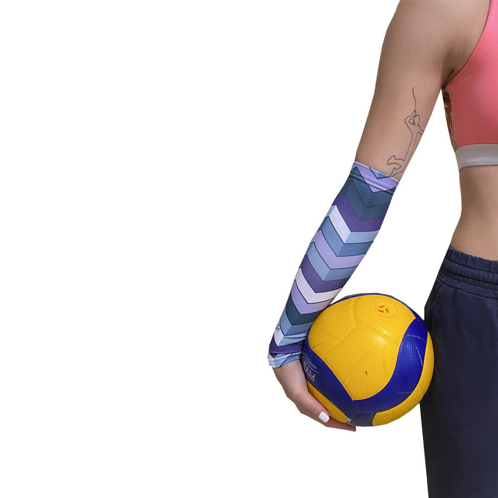 Rękawki siatkarskie unisex JG TEAM bioactiv midi 3/4