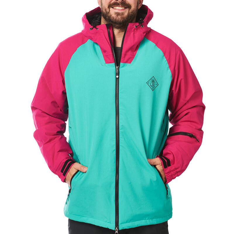 Ski-/Snowboardjacke Herren - BERT mint pink