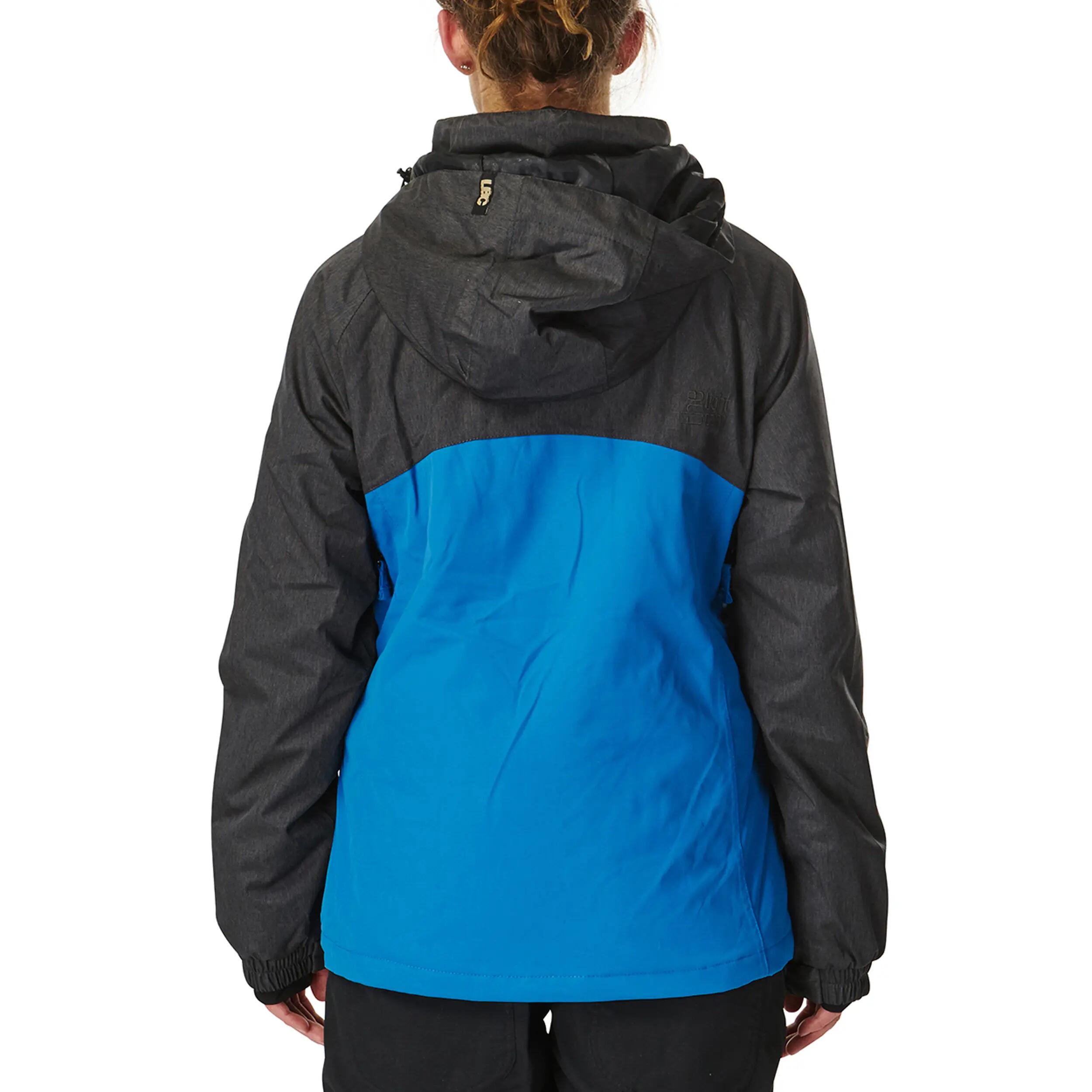 Ski-/Snowboardjacke Damen - LUNA faience blue dark grey 5/7