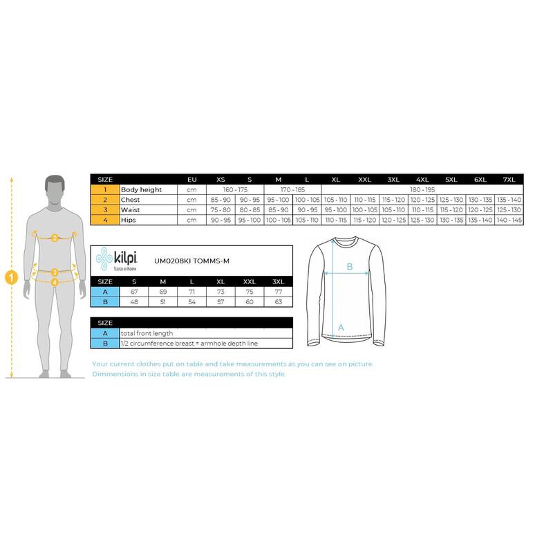 Heren stretch middenlaag Kilpi TOMMS-M