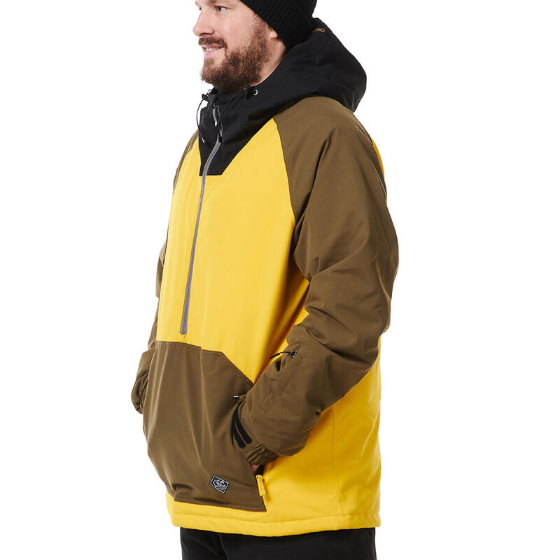 Ski-/Snowboardjacke Herren - RAIL mustard olive