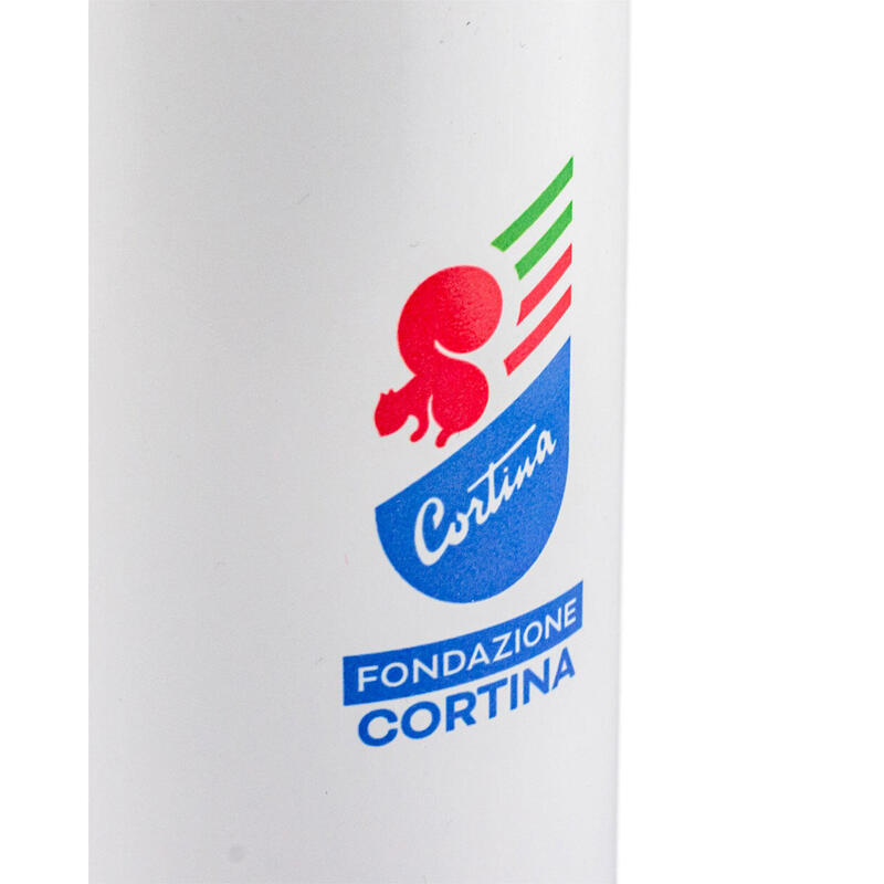 Borraccia termica da 500 ml bianca con stemma Cortina