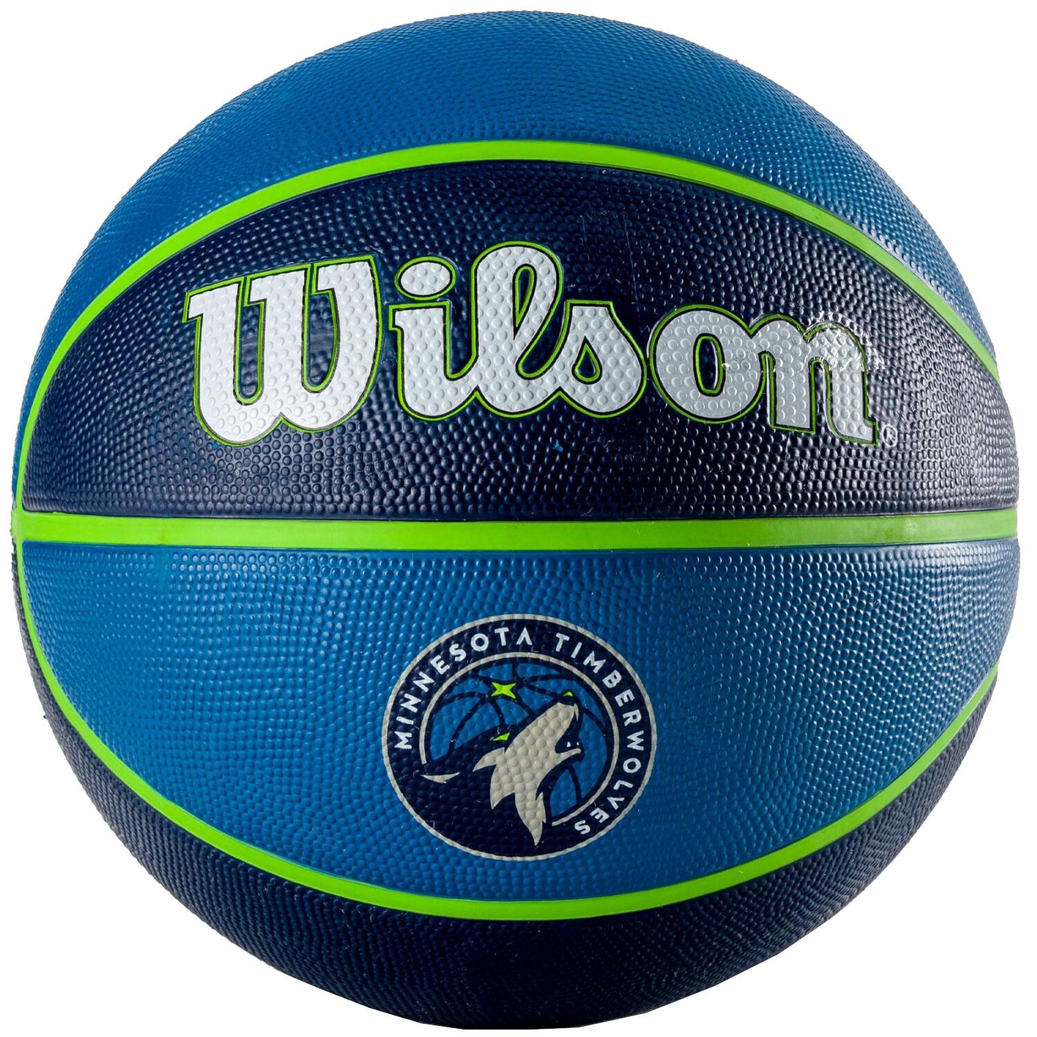 Bola de basquetebol Wilson NBA Team Minnesota Timberwolves tamanho 7