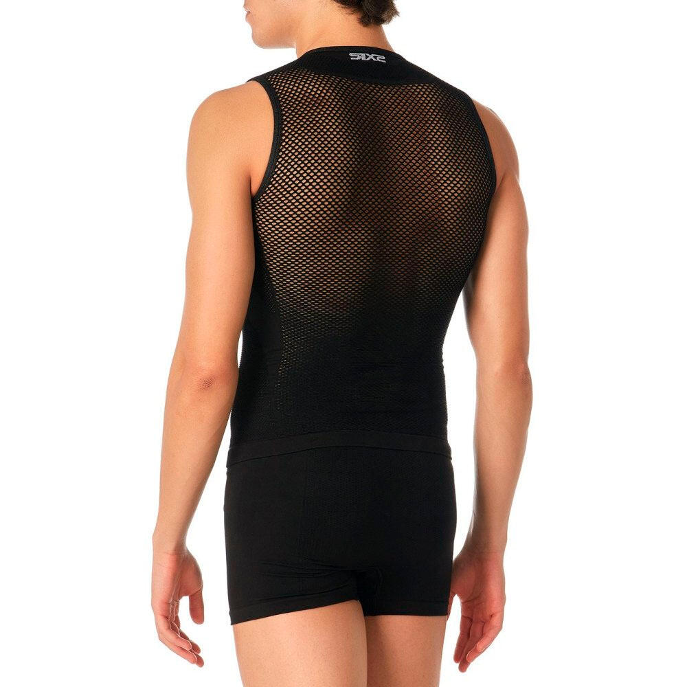 Camiseta interior sin mangas SIXS SMRX Negro 5/7
