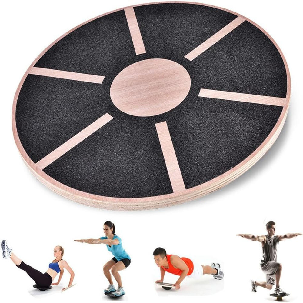 Disco de Estabilidad de Madera Fitness 40 cm de Diámetro 3/3