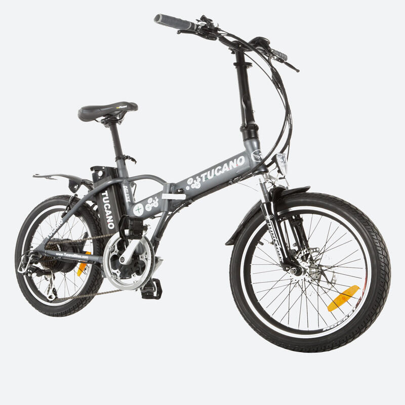 Bicicleta Eléctrica plegable DeLuxe by Tucano Bikes Gris 3/6