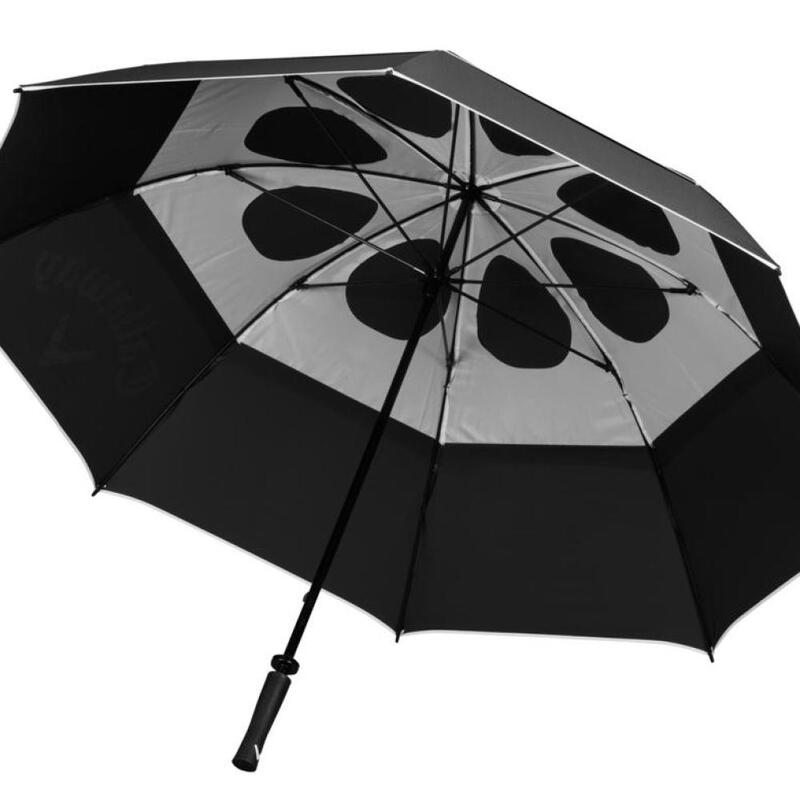 Guarda-chuva de golfe Callaway Shield 64 Preto e Branco