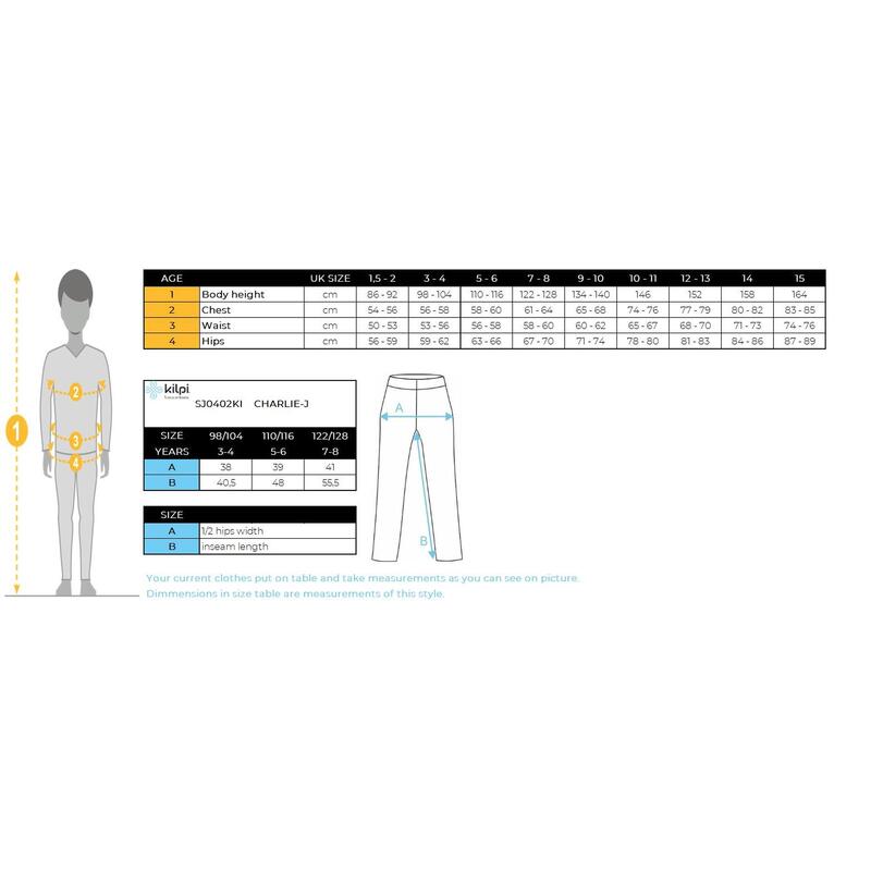 Dziecięce spodnie narciarskie Kilpi CHARLIE-J