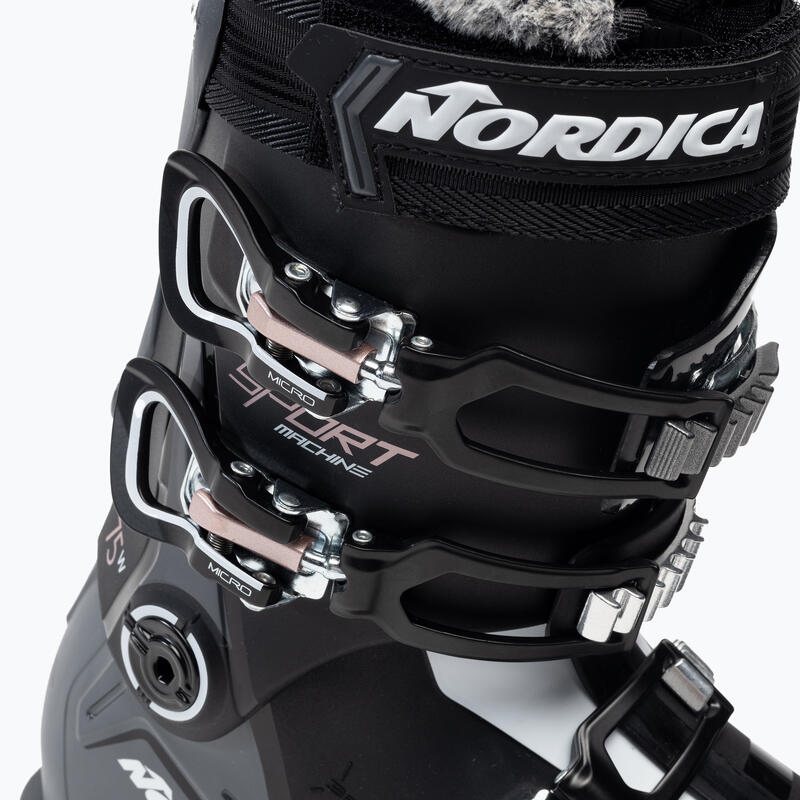 Cizme de schi dama Nordica Sportmachine 3 75 W, negre, 26,5 cm