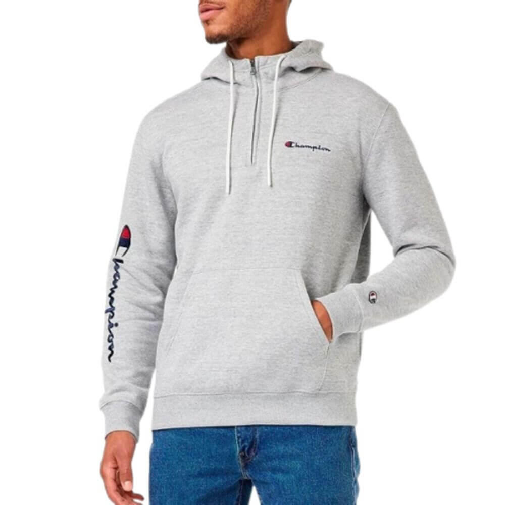 CHAMPION SUDADERA MEDIA CREMALLERA HOMBRE 219211 EM021 Gris 1/4