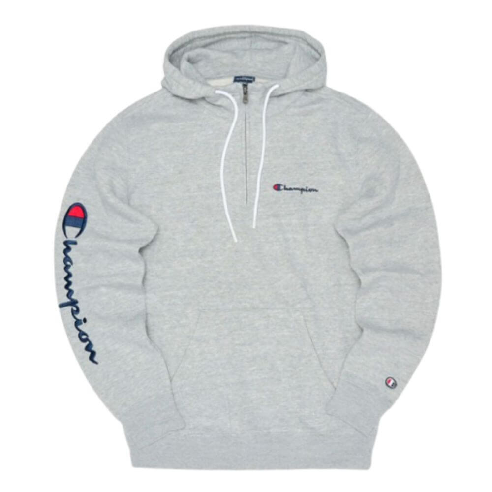 CHAMPION SUDADERA MEDIA CREMALLERA HOMBRE 219211 EM021 Gris 3/4
