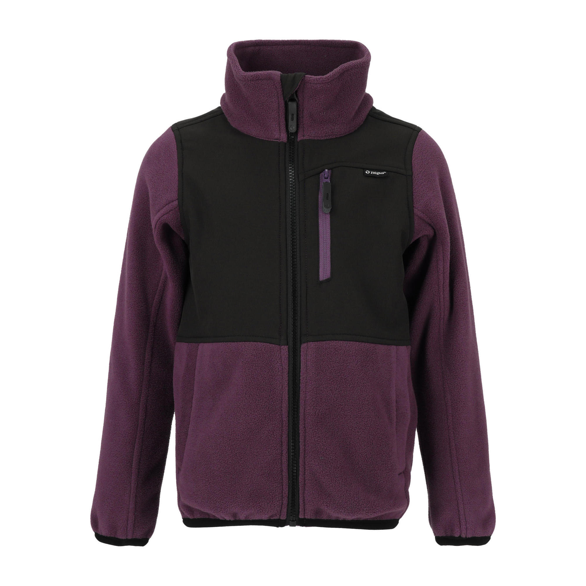 Zigzag - Veste Polaire Carson - Polaire - Noir|violet - Decathlon