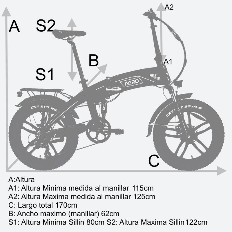 Vélo électrique Nasa Noir-Bleu par Tucano Bikes