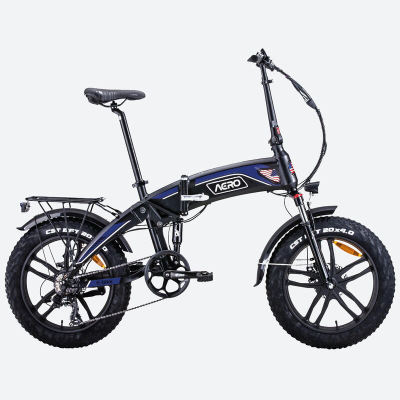 Tucano - Vélo Électrique Nasa Noir-bleu Par Tucano Bikes - Vélo Pliant - Bleu|noir - Taille Unique - Decathlon