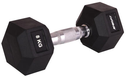 Hantel Bodybuilding Sechseckige - Hex, schwarz