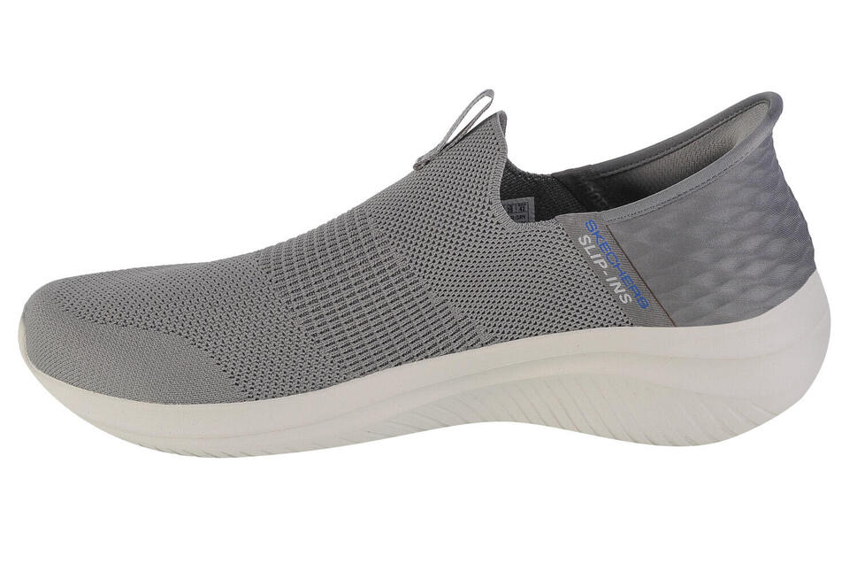 Buty do chodzenia męskie Skechers Slipins Ultra Flex 3.0 Smooth Step Gray