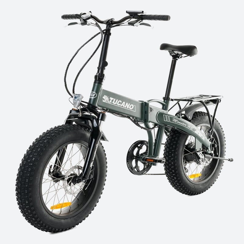 Bicicleta eléctrica plegable Monster HB by Tucano Bikes Verde