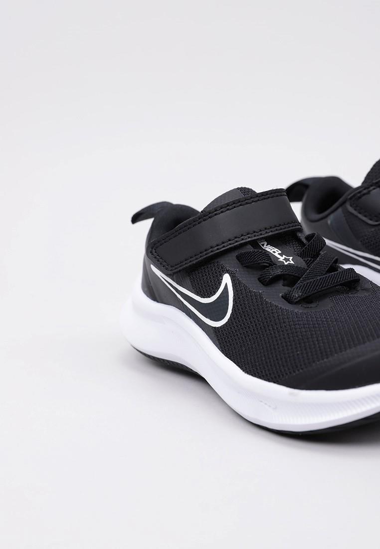 Baskets Nike Modèle Star Runner 3 Little Ki Couleur Noir 3/4