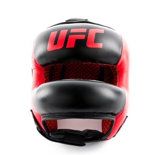 Casque de boxe intégral Pro "Full face" - Noir et rouge - Taille L