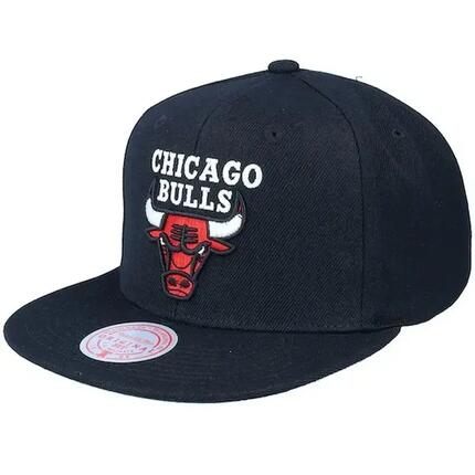 Casquette de basketball Mitchell & Ness NBA Chicago Bulls noire