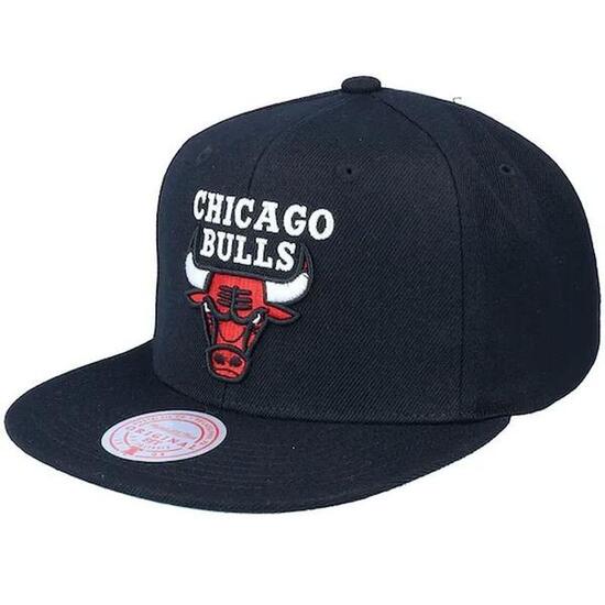 Casquette de basketball Mitchell & Ness NBA Chicago Bulls noire